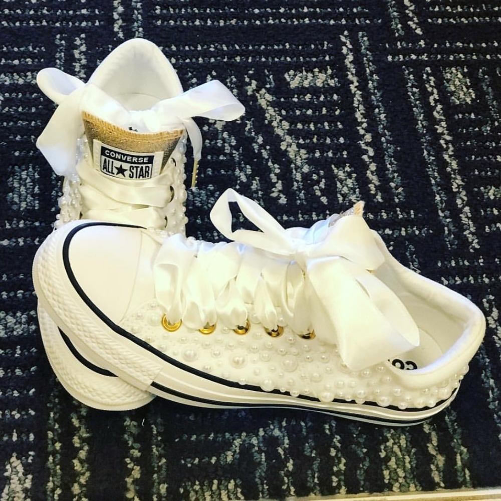 Bling Wedding Converse